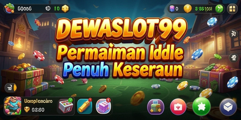 Screenshot gameplay DEWASLOT99 yang menunjukkan mesin slot yang seru.