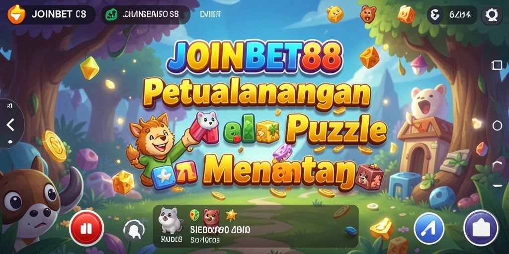 Tampilan gameplay Puzzle yang seru dan menantang di JOINBET88.
