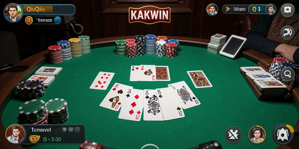 Tampilan gameplay QiuQiu yang seru dan mengasyikkan.