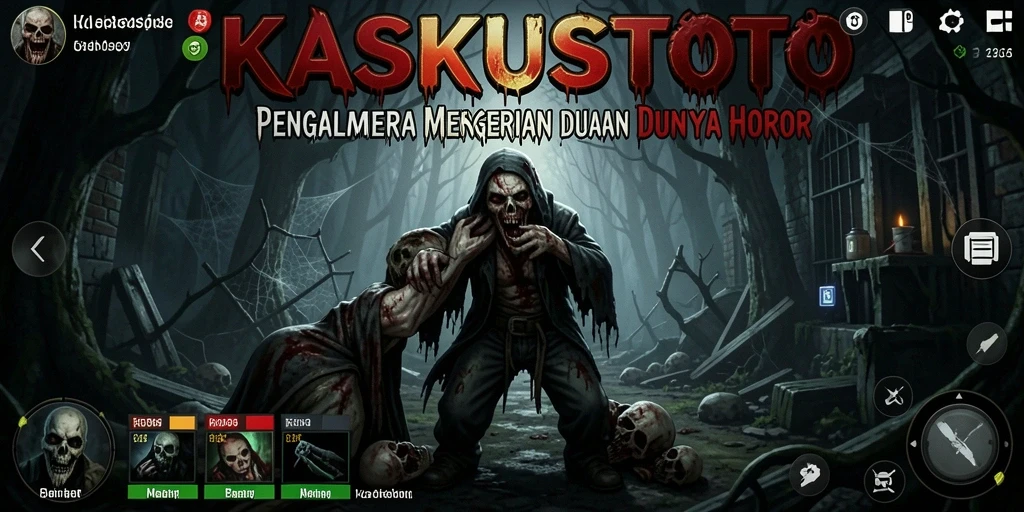 Tangkapan layar gameplay KASKUSTOTO yang mencekam dan penuh ketegangan.