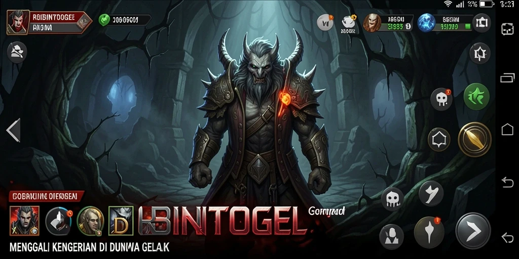 Screenshot menampilkan gameplay horor yang mendebarkan.