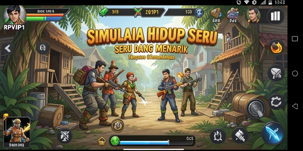 Tampilan screenshot RPVIP1 dengan gameplay simulasi yang menarik.